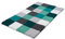 Kleine Wolke Badteppich Caro, 85 x 150 cm, Petrol 4004478230552