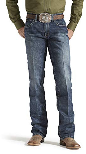 Ariat M5 Slim Stackable Straight Leg Jean - Men’s Low Rise, Slim Fit Denim