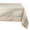 DII Französische Streifen Tischkollektion – Tischwäsche im Landhausstil für den Esstisch, 152,4 x 304,8 cm, Taupe/Grau