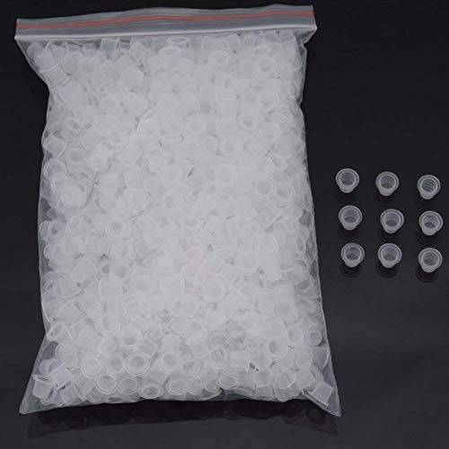 Tattoo Ink Caps,New Star Tattoo Disposable 1000pcs Ink Cups Small 9MM for Tattoo Ink Tattoo Supplies