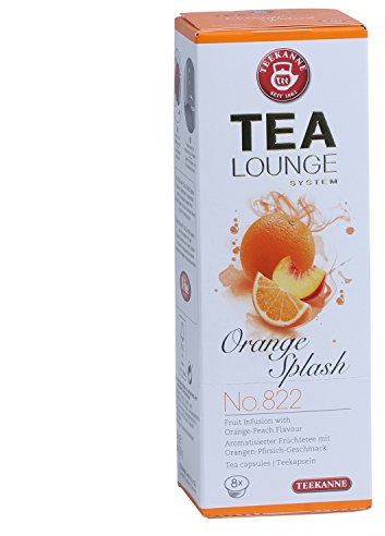 Teekanne Tealounge Kapseln - Orange Splash No. 822 Früchtetee (8 Kapseln)