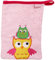 Playshoes Unisex-Kinder 340089 Frottee-Waschhandschuh Eule, 14-Rosa, 15x20 cm