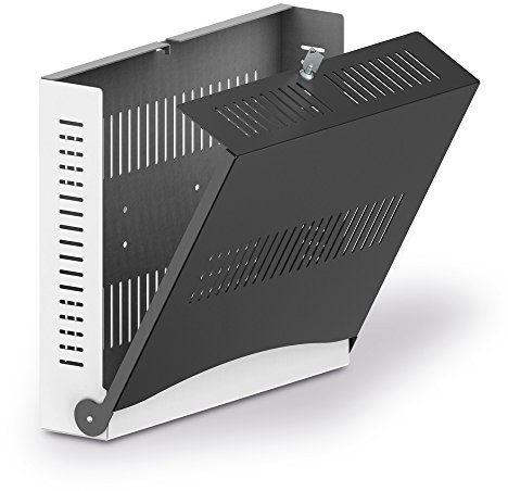 conecto SA-CC50172 Zubehör für TV Standfuß/Rollwagen - Abschließbares Gehäuse für Laptops, 409x356x83mm, max. 10kg, Stahl