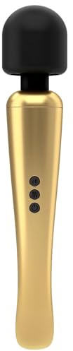 Dorcel Megawand Rechargeable 6071786 Wand Vibrator, Gold, Ø 5,5 x 29,5 cm