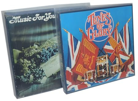 10 x Vinyl Album Sleeves | Oversize Covers for Box Set Records | Fits 5 LP Sets | 30mm Box | Biggies Outer Sleeves