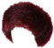 Soul Young Damen Winter Faux Fuchs Haarband Schleife Design Elastische Stirnband Kopfband(Rot)
