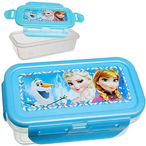 alles-meine.de GmbH kleine - Lunchbox - Brotdose - Aufbewahrungsbox - auslaufsicher - die Eiskönigin - Frozen - BPA frei - Clipverschluß Clips - Mikrowellengeeignet + Gefriertruh..