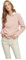 Vila Damen Strickpullover Rundhalsausschnitt O-Neck L/S Knit Top,Misty Rose/Detail:Melange,L