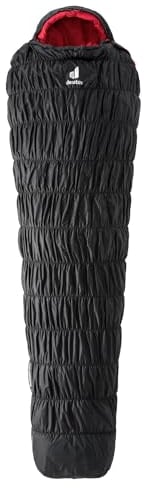 deuter Exosphere 0° L - Large Kunstfaser Schlafsack, black-fire