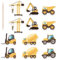 STOBOK BAU Cupcake Topper Dump LKW Traktor Bagger Kuchen Topper Auto Bagger Kuchen Picks für Transport Thema Dekorationen Geburtstag Supplies Party Favors 12Pcs