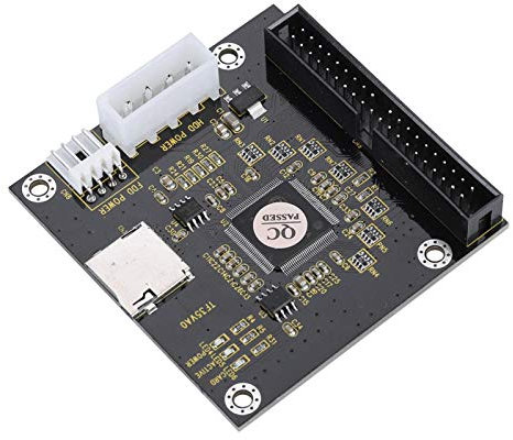 Niiyen SD-auf-IDE-Adapter, SD auf 3,5-Zoll-IDE SD/SDHC/SDXC/MMC-Speicherkarte auf IDE 40-Pin-Stecker-Adapter, Sd Sdhc Sdxc-MMC-Karte auf IDE 40p 3,5-Zoll-Stecker-Schnittstellenadapterkarte