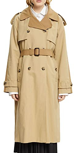 ESPRIT Damen 013EE1G332 Jacke, 285/SAND, M