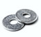 DOJA Barcelona | Arandelas Anchas | M5 | Acero Galvanizado | Pack 100 | Arandelas para Tornillos, Para bisagras de puertas | Amplio Uso: Construcción, Maquinaria, Fontaneria, Bricolaje, Carroceria