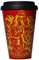 Harry Potter Mug de voyage 400 ml – Proud Gryffondor – RPET – Tasse à café de voyage – Gobelets réutilisables pour boissons chaudes – Tasse de voyage écologique