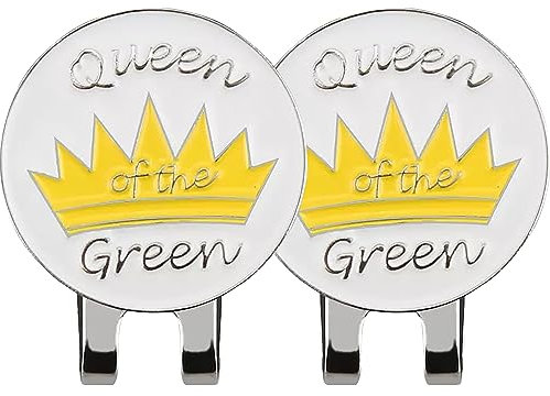 PGM Golfball-Marker, Hutclip, Golf-Putting-Hilfe, hohe Präzision, 2 Stück
