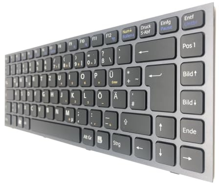 T-ProTek DE Tastatur mit Beleuchtung kompatibel für Sony Vaio VPCS, VPC-S, VPCS12J1E/W, VPCS12X9E/B
