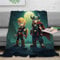 Thor Loki 3D Cartoon Anime Bedruckte Decke Für Kinder Erwachsene Weiche Warme Flanelldecke Für Bett Und Couch 50x60inch(127x152cm)