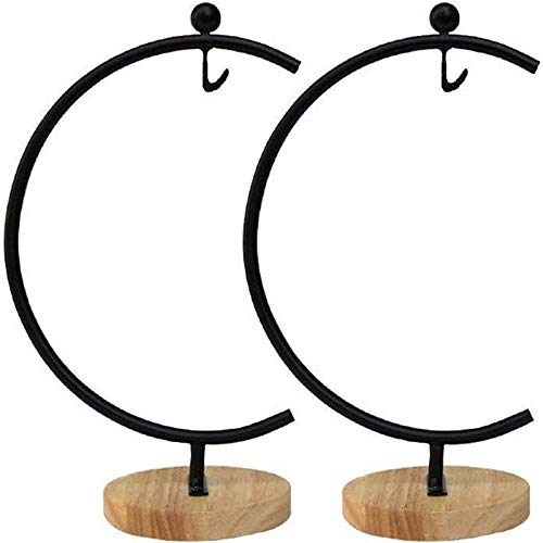 TsoLay 2 x Ornament-Ausstellungsständer, Luftpflanzenständer, Blumentopfständer, zum Aufhängen von Glas-Terrarium, Hexenkugel