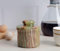 Zulin Round Butter Dish| Marble Butter Keeper| Perfect Breakfast Companion with Classical Look | French Butter Storage Container for Kitchen (Onyx Green), Regular