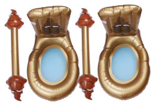 VICASKY 1 Stück Schwimmzubehör Lustiger Schwimmring Aufblasbarer Schwimmring Kreativer Schwimmring