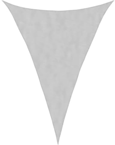 vidaXL Sonnensegel, Sonnenschutz UV Schutz für Balkon Garten Terrasse, Sonnendach Wasserfest, Windschutz Wetterschutz, Hellgrau 5x7x7m 100% Polyester Oxford