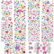 Tarocat 10 Blätter Glitzersteine Selbstklebend, Bögen Acryl Strasssteine Sticker, Strasssteine Selbstklebend Acryl Bunt, Strasssteine Selbstklebend für Make-Up, DIY, Augen, Nagel, Verschiedene Größen