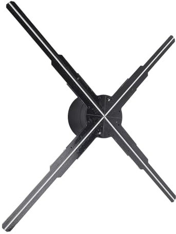 3D Hologram Fan, 50cm 3D Hologram Projector HD LED 2000x596PX Resolution, Wifi 3D Holographic Advertising Machine Built in 8GB Memory Card For Bar, Shop, Christmas, Party (UK)