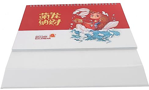 Generisch Tischkalender 2024 Tischkalender Stehend Magnetischer Kalender Whiteboard-kalender Für Die Wand Mini-süßer Tischkalender Schreibtisch-fliping-kalender Großer Kalender Büro Papier