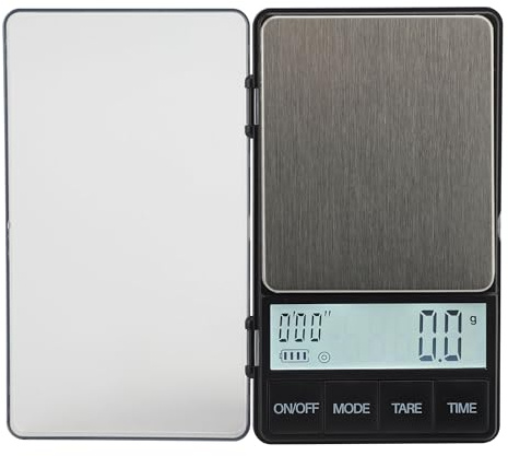 MEKOTRIN Kaffeewaage, Digitale Küchenwaage 1000g und 0.1g Gramm Genauigkeit, mit Timer für und Pour-Over Kaffee, LCD-Display