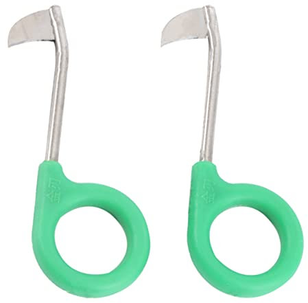 BESTonZON 2 Stücke Bellen Cutter Grün Baum Scissor Pfropfen Kunststoff Werkzeug Stahl Peeling