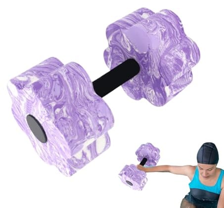 Pool Exercise Dumbbell - Aqua Fitness Water Weight, Lightweight Resistance Gear | Reusable Training Equipment for Women and Men Portable Water Aerobic Training Tool for Swimming Training
