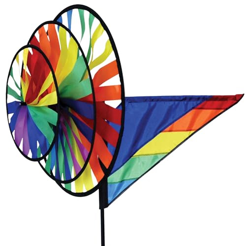 Premier Kites Triple Spinner-Rainbow by PK25311, Mehrfarbig