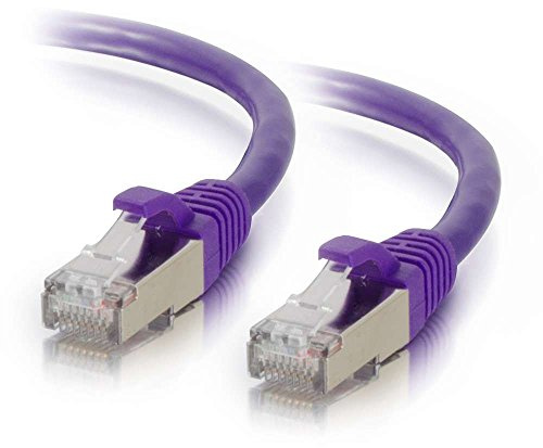 C2G 00908 Cat6 Cable - Snagless Shielded Ethernet Network Patch Cable, Purple (14 Feet, 4.26 Meters)