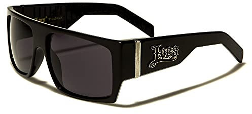 LOCS BIKER GANGS SPORT SONNENBRILLE HARDCORE SHADES BRILLE CHOPPERS OG (SCHWARZ-LOC91067-BK)
