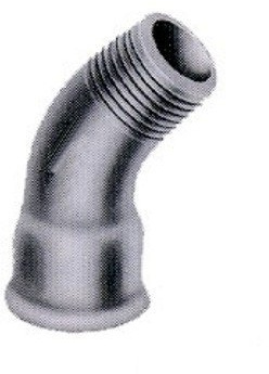 Curva 45 Gradi Ghisa Zincata Fig 40 Maschio-Femmina 1.2 Idraulica Raccorderia