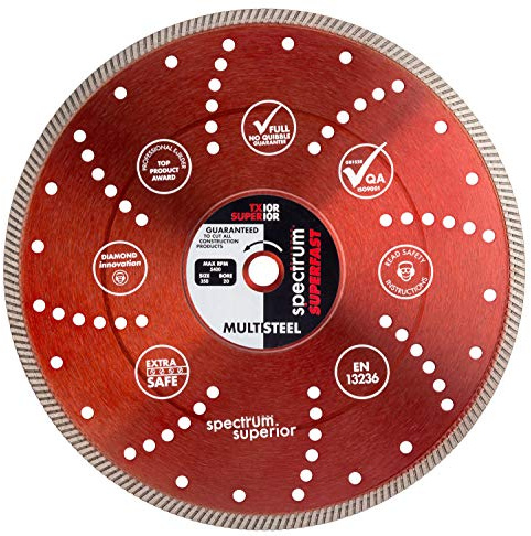 Spectrum Superior Supercut Dia Blade - Concrete/GP - 350/20mm