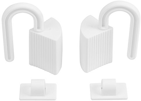Fdit 2Pcs Doigt Anti-Pincement Doigt Protection Anti-Retour pour Charnière Porte en Plastique de Sécurité de Gardes d'enfants Protecteurs Bébé Blancs