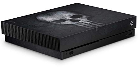Skins4u Aufkleber Design Schutzfolie Vinyl Skin kompatibel mit Xbox One X Hard Skull