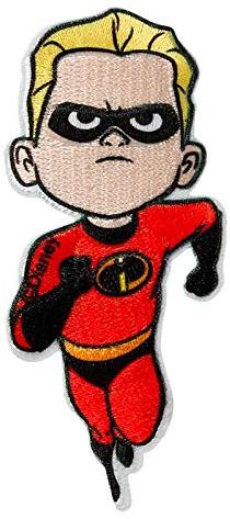 Mono Quick Die Unglaublichen Applikationen, Bügelbild Patches, Disney Pixars The Incredibles (16096 - Flash)