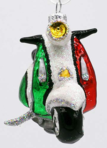 condecoro Roller Christbaumschmuck Motorrad Christbaumkugel Italy
