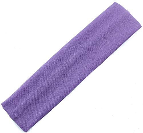 Mytoptrendz® Kids Boys Girls Plain Stretchy Headband Kylie Hair Band (Lilac)