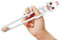 (Edison Friends) Chopsticks for Training, Learning, Beginner, Brain Training, Korean Food, Japanese Sushi, 1 Step to Learn Chopstick - Made in Korea