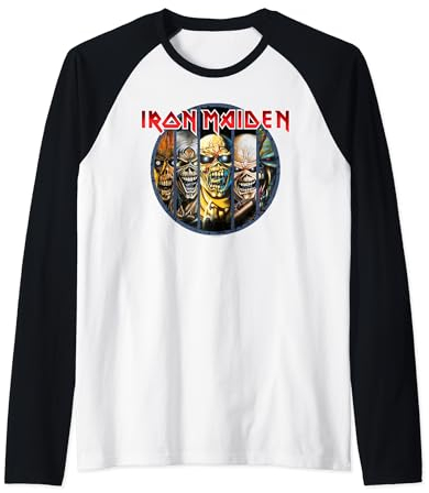 Iron Maiden - Eddie Evolution Raglan Baseball Tee