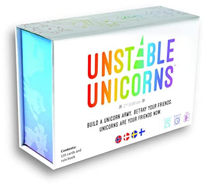 Asmodee Unstable Unicorns - Kartenspiel (Nordic) (TEEUU01SCA)