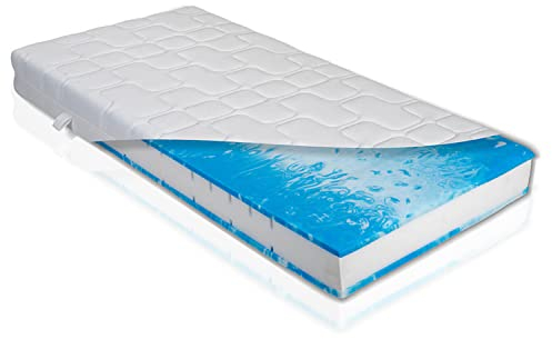 7 Zonen Ortho Gelschaum Komfortschaum Matratze beidseitig H2 und H3, Größe:100 x 200 cm