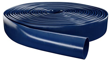 Meterware AQUADUR Trinkwasserschlauch blau Feuerwehrschlauch DVGW KTW, Größe: C52mm