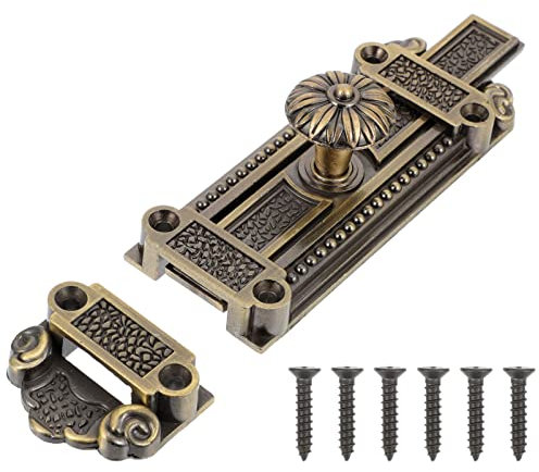 Catenacci Per Porte Serrature Di Sicurezza Vintage Serratura in Lega Di Zinco Serratura Per Porta Scorrevole Privacy E Sicurezza Facile Da Usare