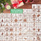 Weihnachten Schablonen, 60 Stück Kleine Weihnachtsschablonen Zeichenschablonen Weihnachtsbaum Weihnachtsmann Schneemann Schneeflocken Malschablonen für Wand Holz Fenster Fotoalbum Karten Scrapbooking