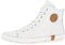 Andrea Conti Damen Stiefelette High Top Sneaker lässig mit Highlights 0025902, Größe:37 EU, Farbe:Weiß