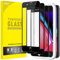 JETech Full Coverage Screen Protector for iPhone SE 3 (2022)/SE 2 (2020)/8/7 4.7-Inch, Black Edge Tempered Glass Film with Easy Installation Tool, Case-Friendly, HD Clear, 3-Pack (Black)